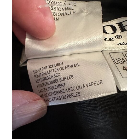 Y2K Daymor Couture Gown & Bolero Jacket Beaded Sweetheart Bodice 4 evening wear - Picture 14 of 14